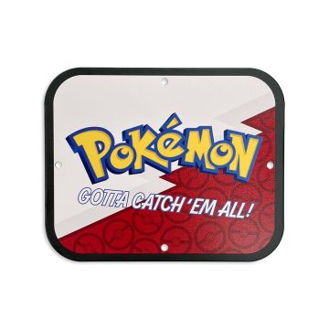 'Metal Game Room Sign - Pokemon Gotta Catch 'Em All!